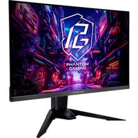 ASRock PGO27QFV QD-OLED, Gaming Skærm Sort