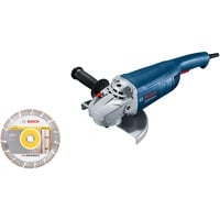 Bosch GWS 20-230 P vinkelsliber 23 cm 6500 rpm 2000 W 5,5 kg Blå, 6500 rpm, 23 cm, Vekselstrøm, 5,5 kg
