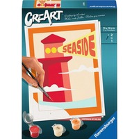 Ravensburger CreArt - Fyr ved havet, Maling 