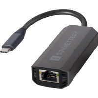 Sonnet Solo5G USB-C til 5Gb Ethernet, Netværkskort Sort