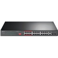 TP-Link TL-SL1226P netværksswitch Ikke administreret Gigabit Ethernet (10/100/1000) Strøm over Ethernet (PoE) 1U Grå Sort, Ikke administreret, Gigabit Ethernet (10/100/1000), Strøm over Ethernet (PoE), Stativ-montering, 1U