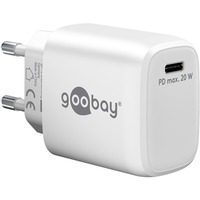 goobay USB-C hurtigoplader, PD, GaN, 20 watt Hvid