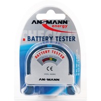 Ansmann Battery tester batteritester, Måleinstrument Blå/Sølv, AA, AAA, C, D