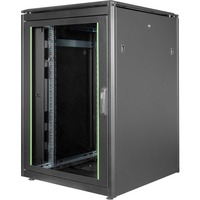 Digitus DN-19 22U-8/8-B-1 stativ Fritstående reol Sort, IT kabinet Sort, Fritstående reol, 22U, 800 kg, 800 g, Sort