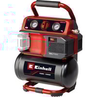 EINHELL Power X-Change Akku-Kompressor TE-AC 18/75 Li OF-Solo, 18Volt Sort/Rød