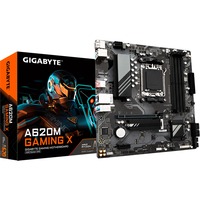 GIGABYTE A620M GAMING X, Bundkort Sort/grå