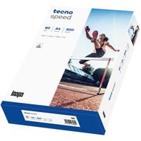 Inapa tecno Speed printpapir A4 (210x297 mm) 500 ark Hvid Kopiering, A4 (210x297 mm), 500 ark, Hvid, EU Eco Label, 4,99 kg