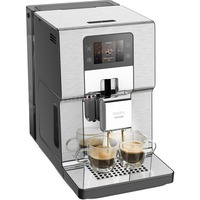 Krups Intuition Experience+ EA877D10 kaffemaskine Fuld-auto Espressomaskine 3 L, Kaffe/Espresso Automat børstet rustfrit stål/rustfrit stål, Espressomaskine, 3 L, Kaffebønner, Indbygget kværn, 1550 W, Sort, Børstet stål