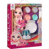 MGA Entertainment Rainbow Shimmers with Slime Fashion Doll - Bella (pink), Dukke Rainbow High Rainbow Shimmers with Slime Fashion Doll - Bella (pink), Mode dukke, Hunstik, 4 År, Dreng/Pige, 280 mm, Flerfarvet