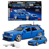 Mattel Brick Shop Hot Wheels '94 Audi Avant RS2-byggesæt (253 dele), til samlere, Bygge legetøj til samlere, Byggesæt, 10 År, Plast, 253 stk, 650 g