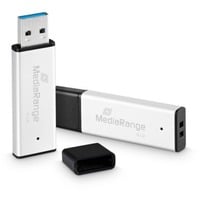 MediaRange High Performance 16 GB, USB-stik Sølv/Sort