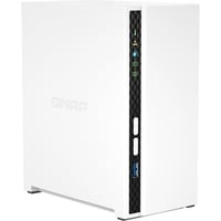 QNAP TS-233 NAS & lagringsserver Tower ARM Cortex-A55 2 GB 0 TB QNAP QTS Hvid Hvid, NAS, Tower, ARM, Cortex-A55, 2 GB, 0 TB