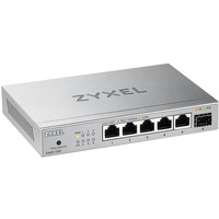 Zyxel XMG-105 Ikke administreret 2.5G Ethernet (100/1000/2500) Grå, Switch Sølv, Ikke administreret, 2.5G Ethernet (100/1000/2500)