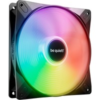 be quiet! Light Wings LX PWM 140 mm, Sag fan Sort
