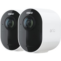 Arlo Ultra 2 Spotlight Udendørs 3840 x 2160 pixel Væg, Kamera Hvid/Sort, Udendørs, Trådløs, Amazon Alexa & Google Assistant, FCC, CE, IC, EuP1275, WERCS, Væg, Sort, Hvid