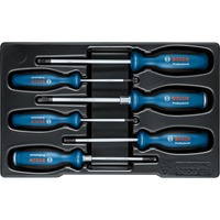 Bosch Skruetrækkersæt SL/PH/PZ/TX Professional, 6 dele Blå/Sort