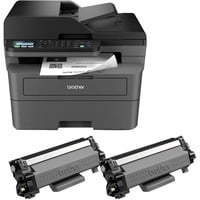 Brother MFC-L2827DWXL Multifunktionsprinter Laser A4 1200 x 1200 dpi 32 sider pr. minut Wi-Fi mørk grå, Laser, Monoprint, 1200 x 1200 dpi, A4, Direkte udskrivning, Sort, Grå