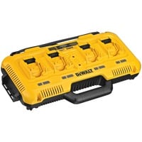 DEWALT Firefoldigt hurtigoplader DCB104 Gul/Sort