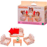 EPOCH Sylvanian Families - Tredelt siddegruppe, Bygge legetøj 