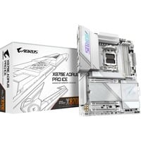 GIGABYTE X870E AORUS PRO ICE, Bundkort Sølv/Hvid