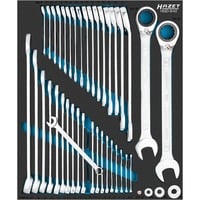 Hazet Skruenøglesæt 163D-9/42, størrelse 1/2++, Gaffelnøgle 