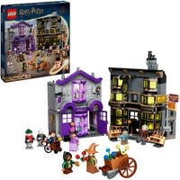 LEGO Harry Potter Ollivanders™ og Madam Malkins kapper, Bygge legetøj Byggesæt, 8 År, Plast, 744 stk, 1,08 kg