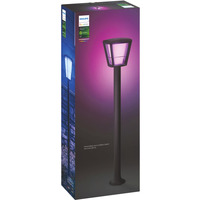 Philips Hue White & Color Ambiance Econic Udendørs Stiarmatur, LED lys Sort