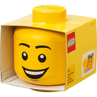 Room Copenhagen LEGO opbevaringshoved "Happy Boy", lille, Opbevaringsboks Gul
