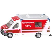 SIKU Mercedes-Benz Sprinter Miesen Type C Ambulance Ambulancemodel Formonterede 1:50, Model køretøj Rød/Hvid, Ambulancemodel, Formonterede, 1:50, Mercedes-Benz Sprinter, Ethvert køn, Metal, Plast