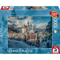 Schmidt Spiele Vinterligt Neuschwanstein Slot, Puslespil 