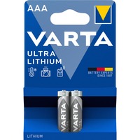 VARTA 06103 Engangsbatteri AAA Lithium Engangsbatteri, AAA, Lithium, 1,5 V, 2 stk, 1100 mAh