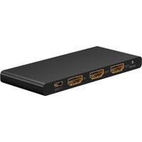 goobay HDMI Splitter 1 til 2 (4K @ 60Hz) Sort