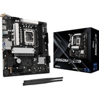 ASRock B860M-X WiFi, Bundkort Sort/Sølv