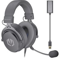 ENDORFY VIRO Plus USB Alt Gray, Gaming headset mørk grå