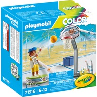 PLAYMOBIL Color Basketballspiller, Bygge legetøj 