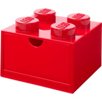 Room Copenhagen LEGO Skrivebordsskuffe 4, Opbevaringsboks Rød