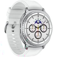 SAMSUNG Galaxy Watch 8 Classic 3,3 cm (1.3") AMOLED 46 mm Digital 438 x 438 pixel Berøringsskærm 4G Sølv Wi-Fi GPS (satellit), SmartWatch Hvid, 3,3 cm (1.3"), AMOLED, Berøringsskærm, 64 GB, GPS (satellit), 63,5 g