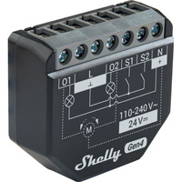 Shelly 2PM Gen4, Stafetter Sort