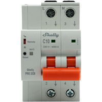 Shelly Pro 2CB C25, Backup grå