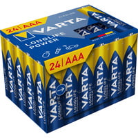 VARTA Longlife Power Batteri LR03 Box, AAA (Micro) 