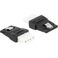 DeLOCK Adapter ATX 4-polet hun til SATA 15-polet hun Sort