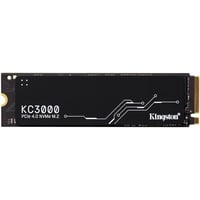 Kingston 512G KC3000 M.2 2280 NVMe SSD, Solid state-drev Sort, 512 GB, M.2, 7000 MB/s