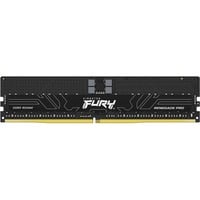 Kingston FURY FURY 32GB 6000MT/s DDR5 ECC Reg CL32 DIMM Renegade Pro XMP, Hukommelse Sort, 32 GB, 1 x 32 GB, DDR5, 288-pin DIMM, Sort