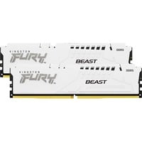 Kingston FURY FURY Beast 32GB 6800MT/s DDR5 CL34 DIMM (Sæt med 2) White EXPO, Hukommelse Hvid, 32 GB, 2 x 16 GB, DDR5, 288-pin DIMM, Hvid