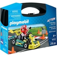 PLAYMOBIL Go-Kart Racer Carry Case, Bygge legetøj Legetøjsfigur, 5 År, Plast, 29 stk, 298,15 g