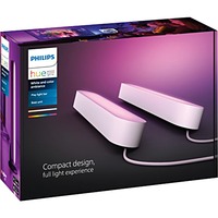 Philips Hue Play light bar 2-pak, LED lys Hvid, Philips Hue White and Color ambiance Play light bar 2-pak, Hvid, Integreret LED, Ikke-udskiftelig pære(r), Hvid, 2000 K, 6500 K