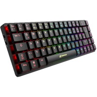 Sharkoon Tastatur Sort, DE-layout, Kailh Choc V2 Low Profile Red