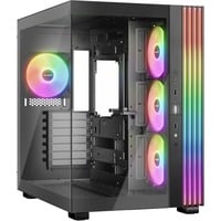 be quiet! LIGHT BASE 600 LX Black Midi Tower Sort, Towerkabinet Sort, Midi Tower, PC, Sort, ATX, micro ATX, Mini-ITX, Acrylonitrilbutadienstyren, Glas, SGCC, Spil