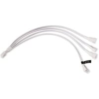 Alphacool Y-kabel splitter 4-pin til 4x 4-pin PWM, 30 cm Hvid