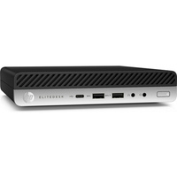 HP EliteDesk 705 G4 DM Renoveret, Mini-PC Sort